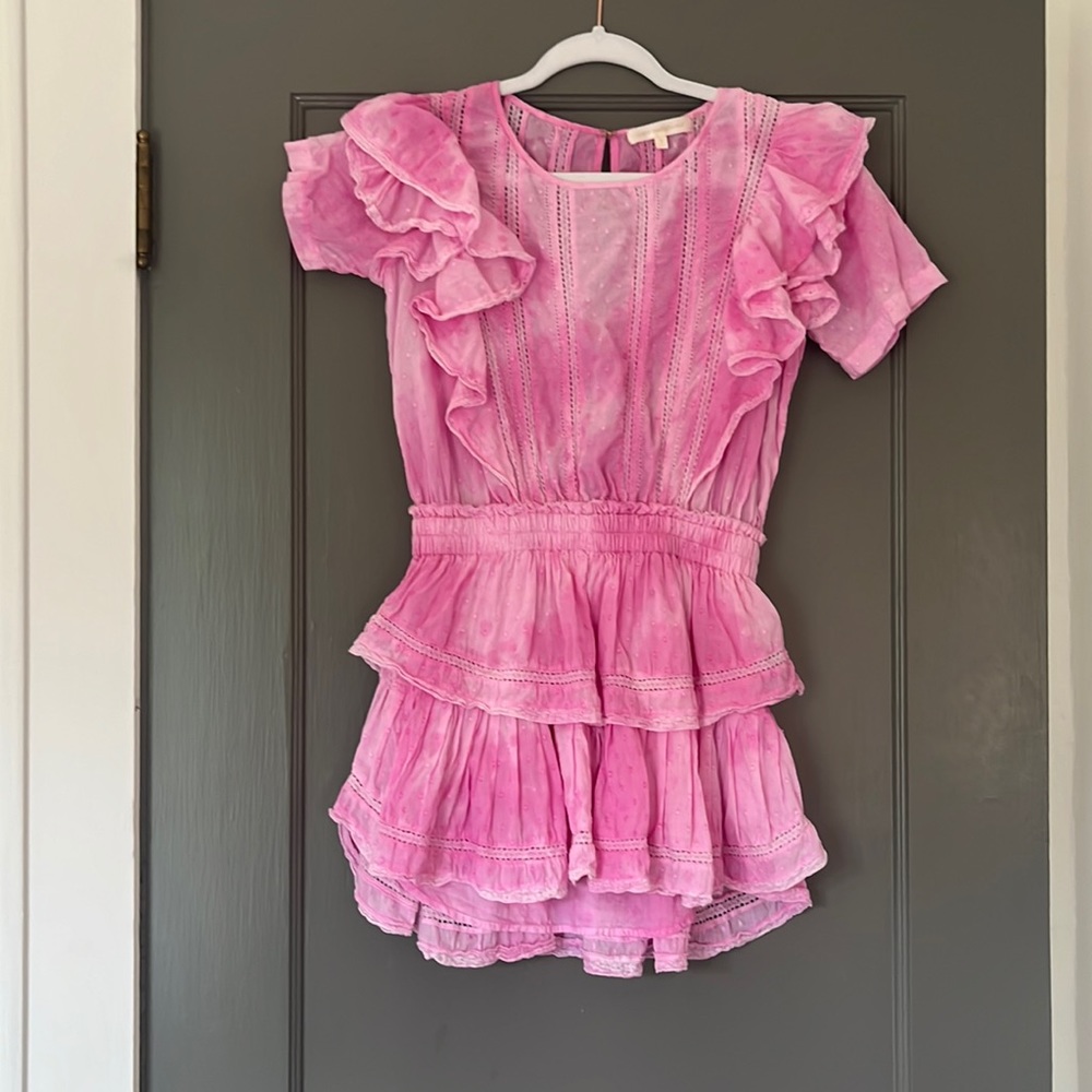 loveshackfancy begonia hand dye natasha dress size petite